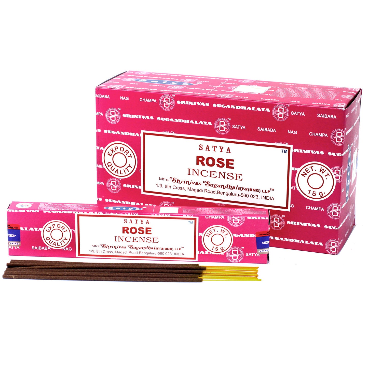 Earthstore® Satya Incense 15gm -Rose