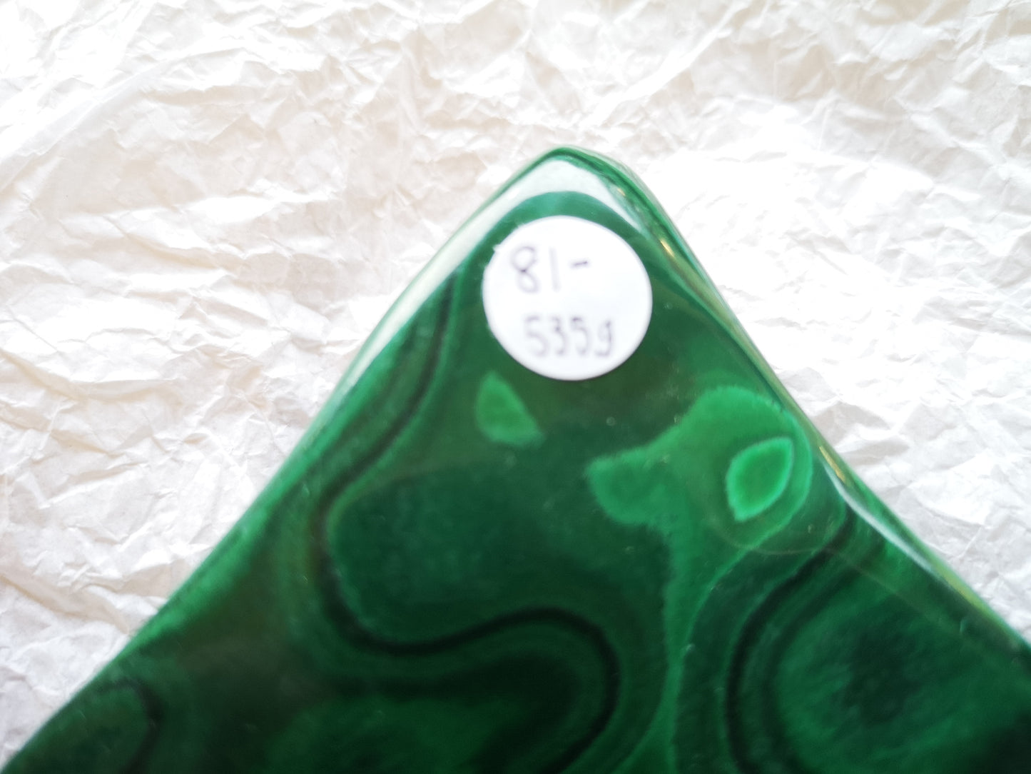 Earthstore® Malachite Freeform display (535g 105x98x58mm) Namibia