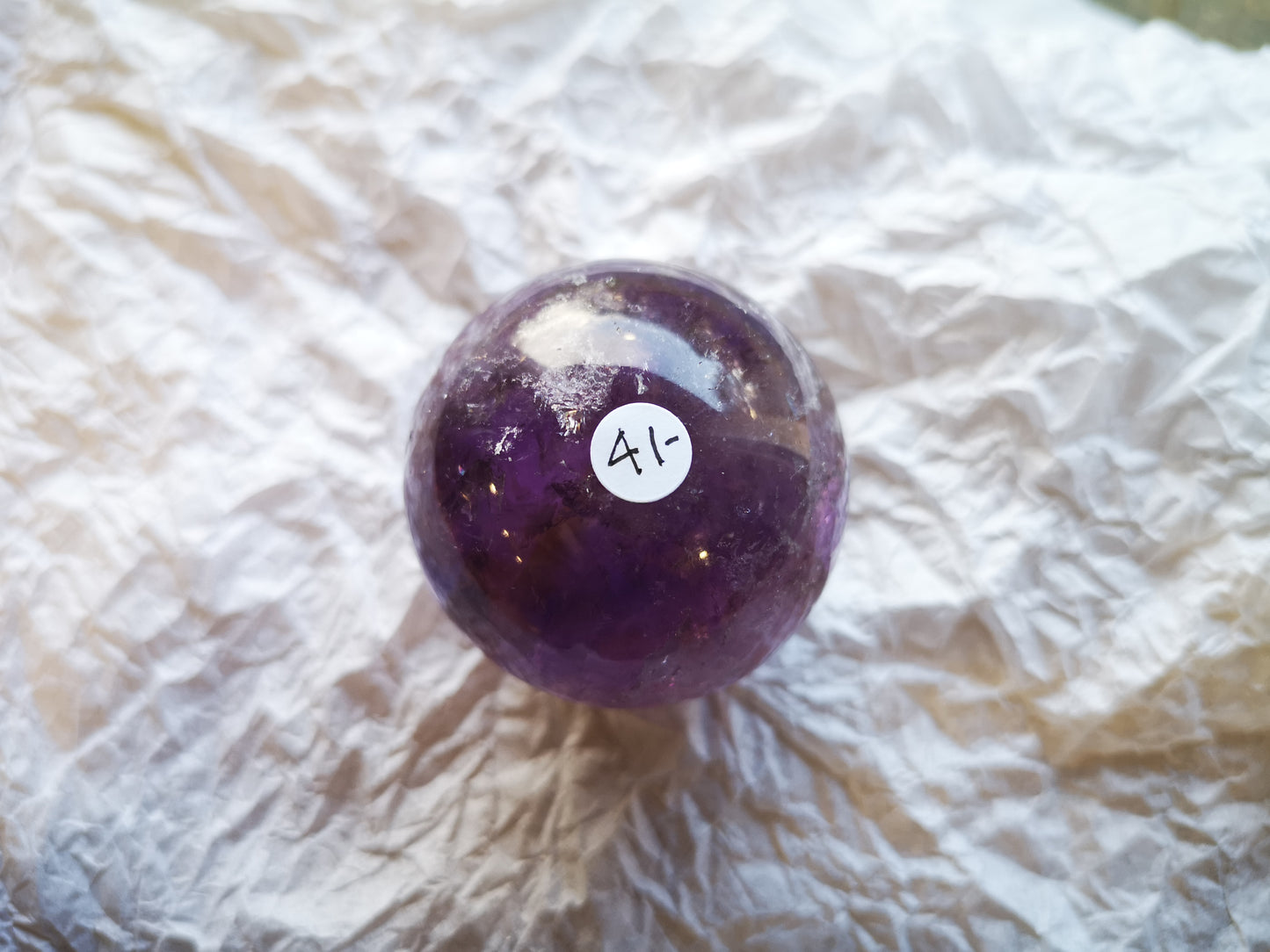 Earthstore® Ametrine sphere (Amethyst & Citrine) Grade A - Bolivia 119g (45mm)
