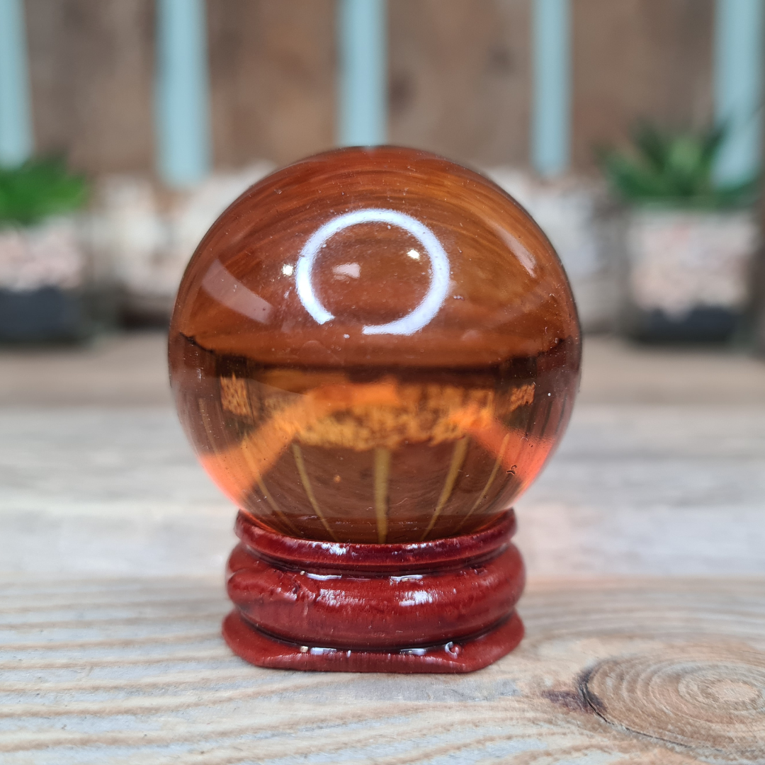 Earthstore® Asian Quartz Crystal Healing Ball - multiple colours
