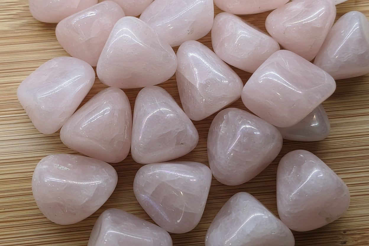 Rose Aura Quartz Tumblestones