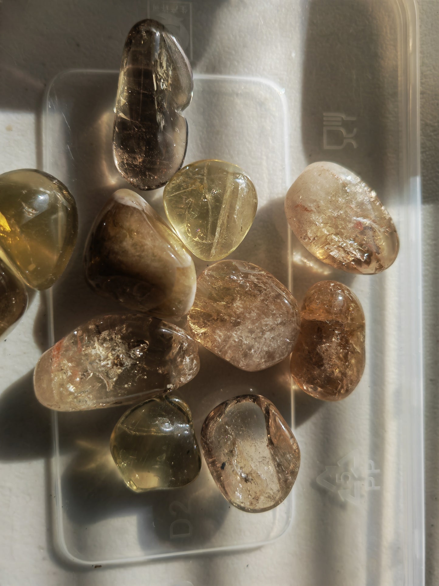 Citrine Tumblestone | AA GRADE | LARGE | Jewellery Grade | Abundance & Solar Plexus