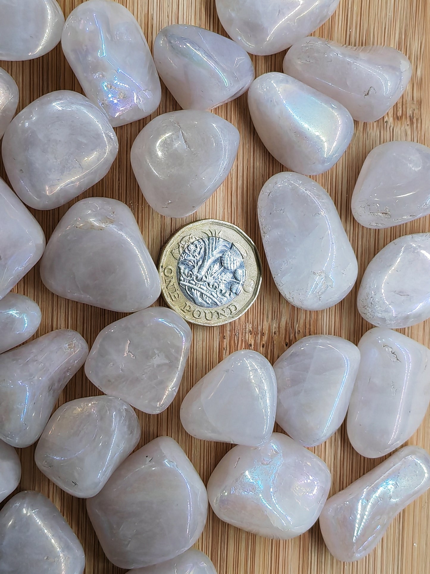 Rose Aura Quartz Tumblestones
