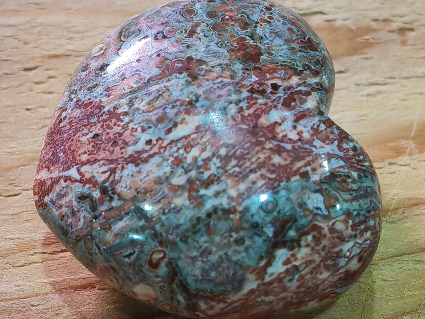 Earthstore® Poppy Jasper - Heart 40mm