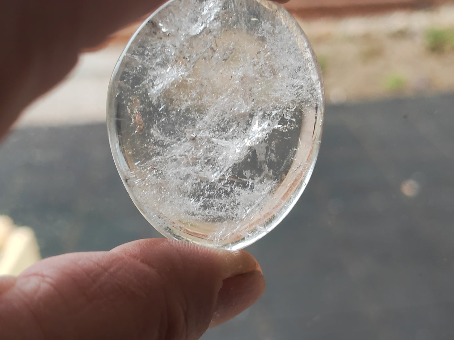 Earthstore® Clear Quartz Palm Stone (AAA Grade)