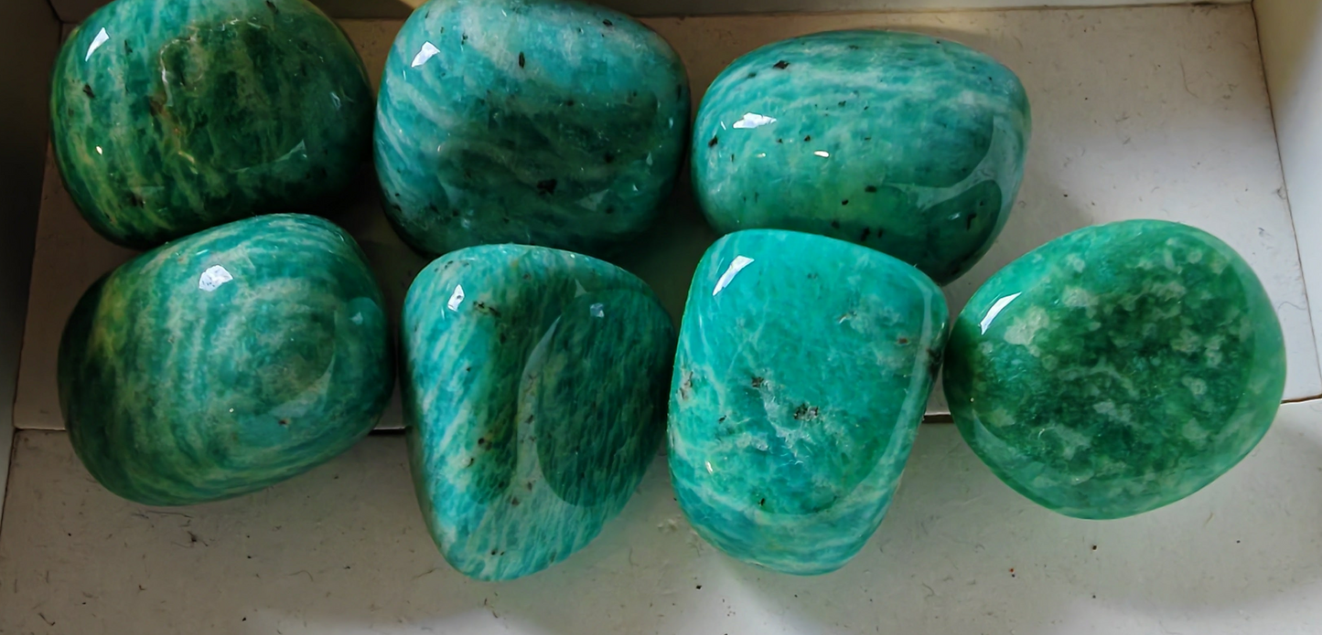 Green Amazonite - Tumblestone (Large) (A Grade)