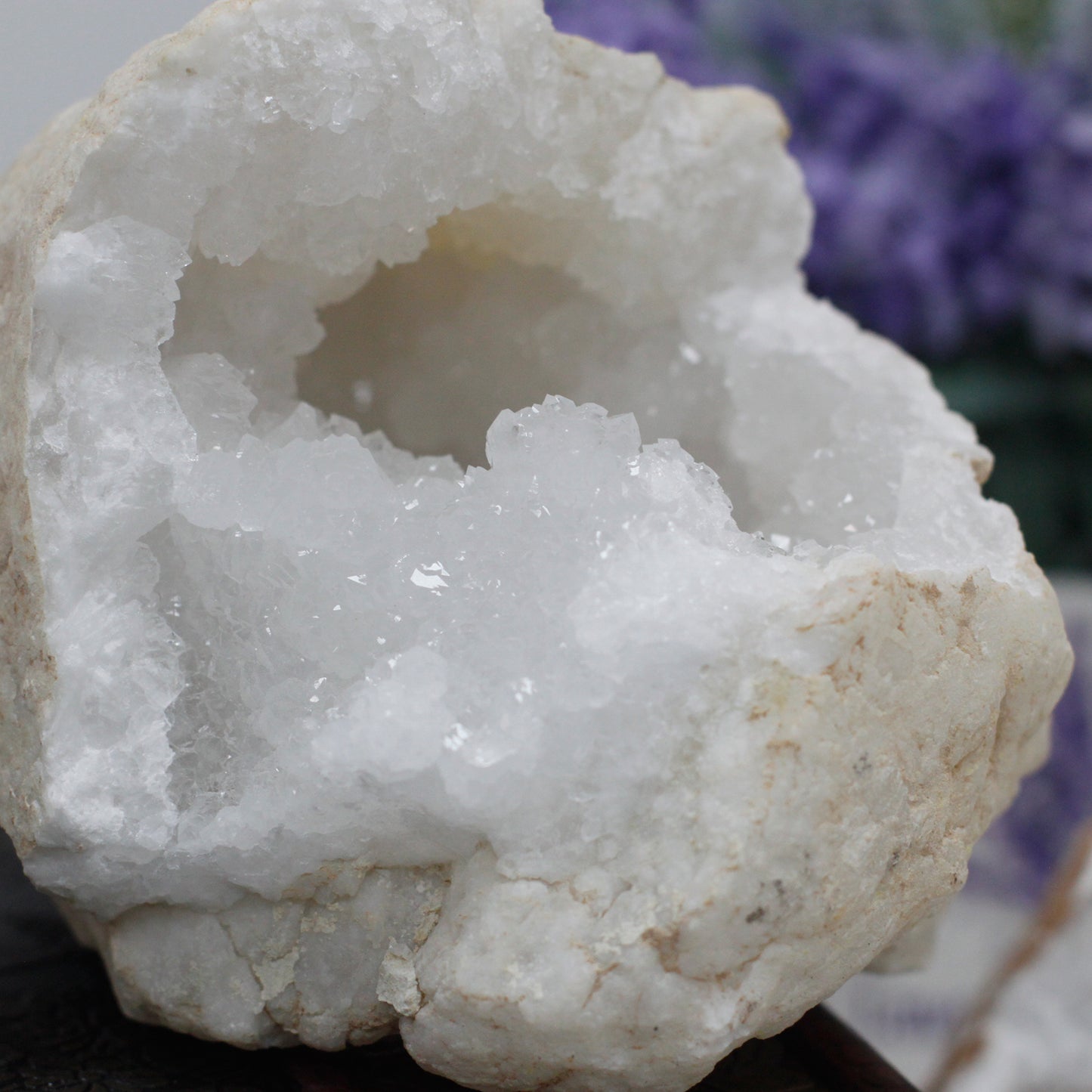 Earthstore® Calcite Selenite Quartz Split Cracked Geodes - 10-16 cm