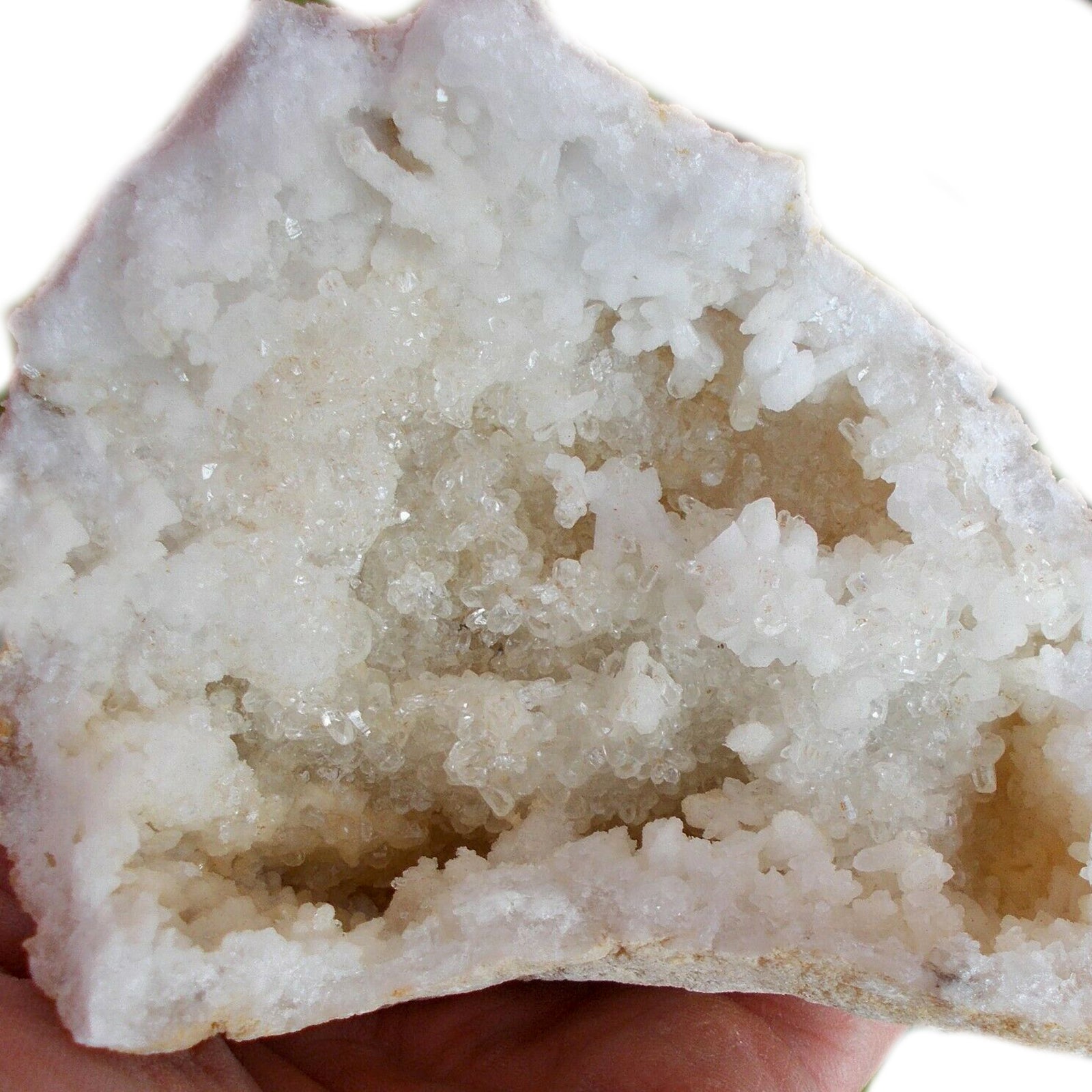 Earthstore® Calcite Selenite Quartz Split Cracked Geodes - 10-16 cm
