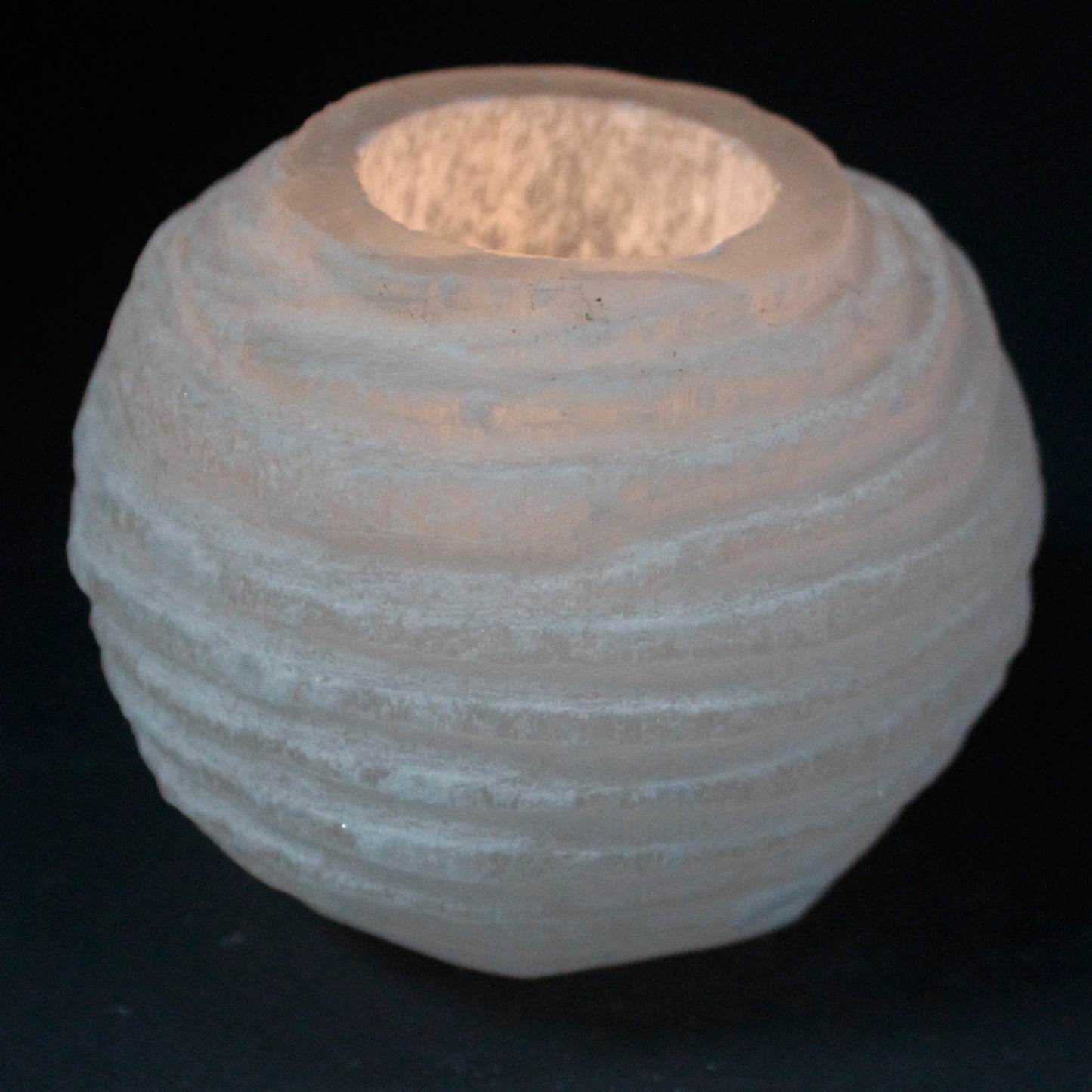 Earthstore® Selenite Snowball T-Light Candle Holder; Angelic; healing; reiki; kindness