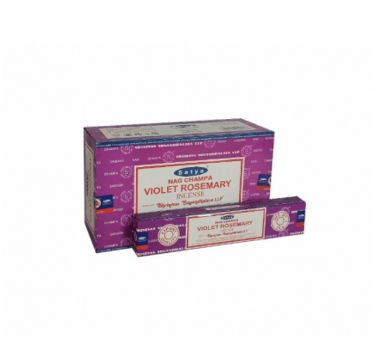 Earthstore® Satya Incense 15gm- VIOLET ROSEMARY