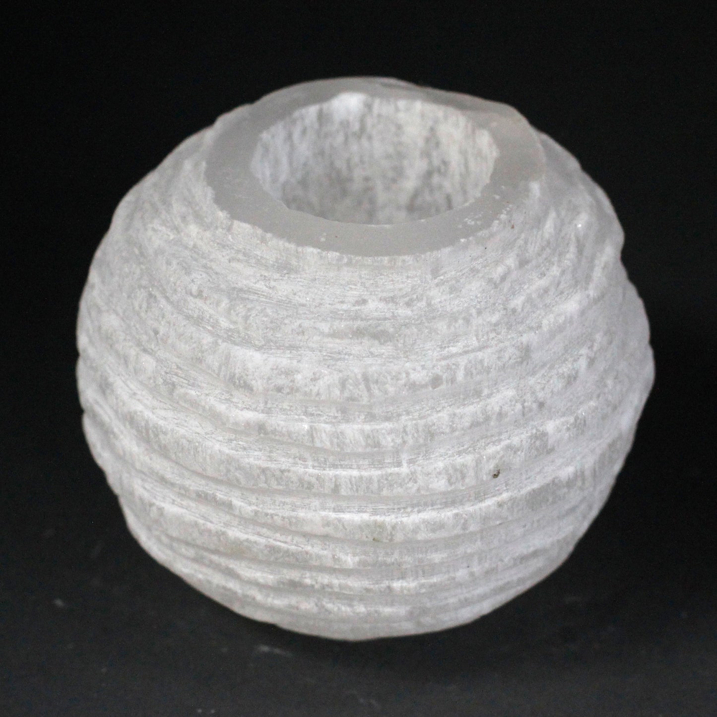 Earthstore® Selenite Snowball T-Light Candle Holder; Angelic; healing; reiki; kindness