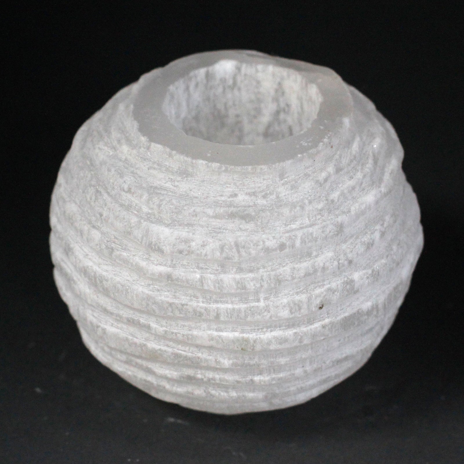 Earthstore® Selenite Snowball T-Light Candle Holder; Angelic; healing; reiki; kindness