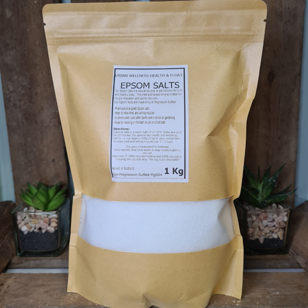 Earthstore® Epsom Salt Bath Crystals – Muscle Relief, Relaxation & Foot Soak – Food Grade – 1kg 2.5kg 5kg