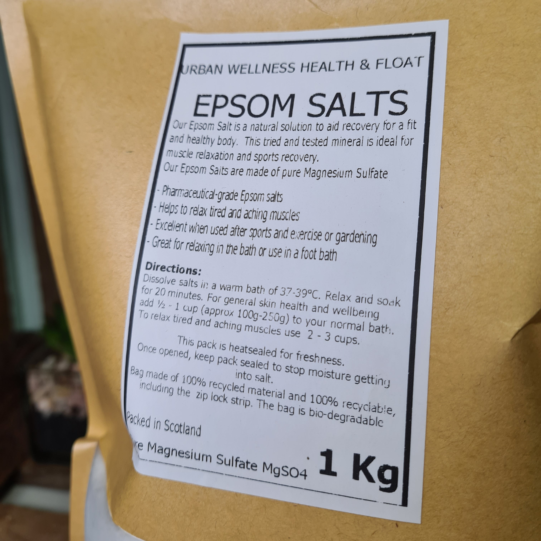 Earthstore® Epsom Salt Bath Crystals – Muscle Relief, Relaxation & Foot Soak – Food Grade – 1kg 2.5kg 5kg
