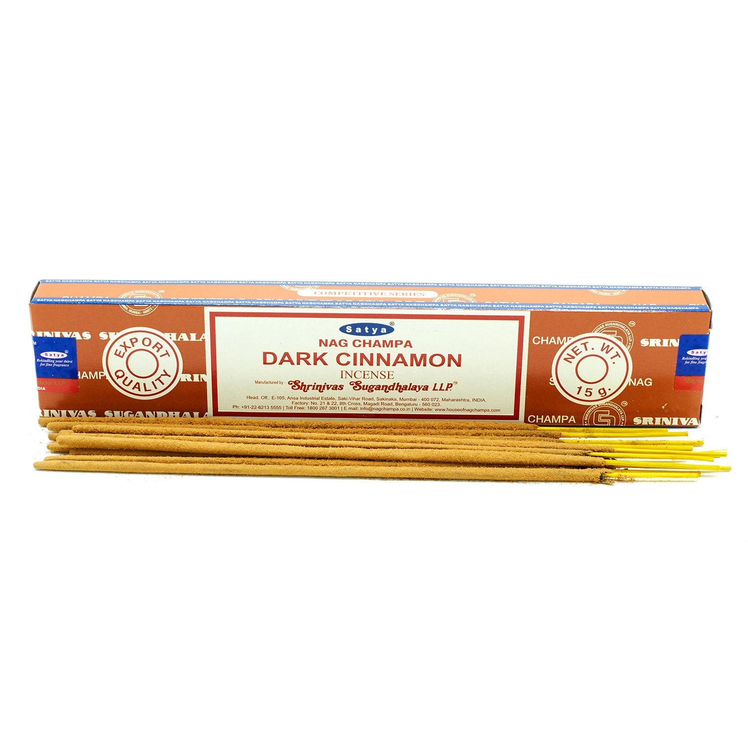 Earthstore® Satya Incense Sticks 15g - Dark Cinammon