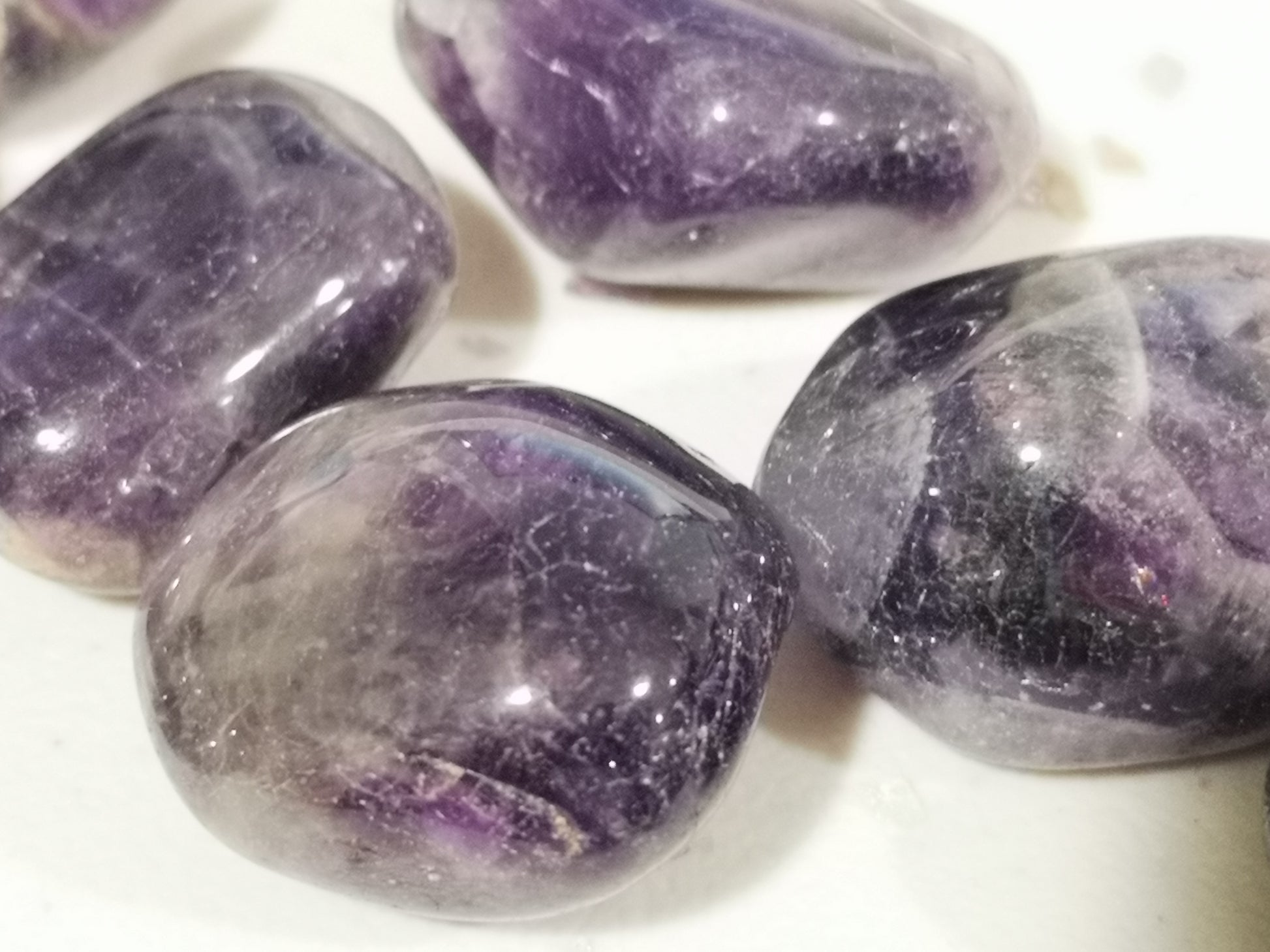 Earthstore® Amethyst - Tumblestone (South Africa) (A Grade) (LARGE 27-37mm)