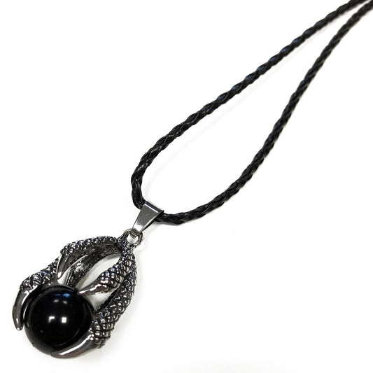 Earthstore® Dragon Claw Pendant - Black Agate