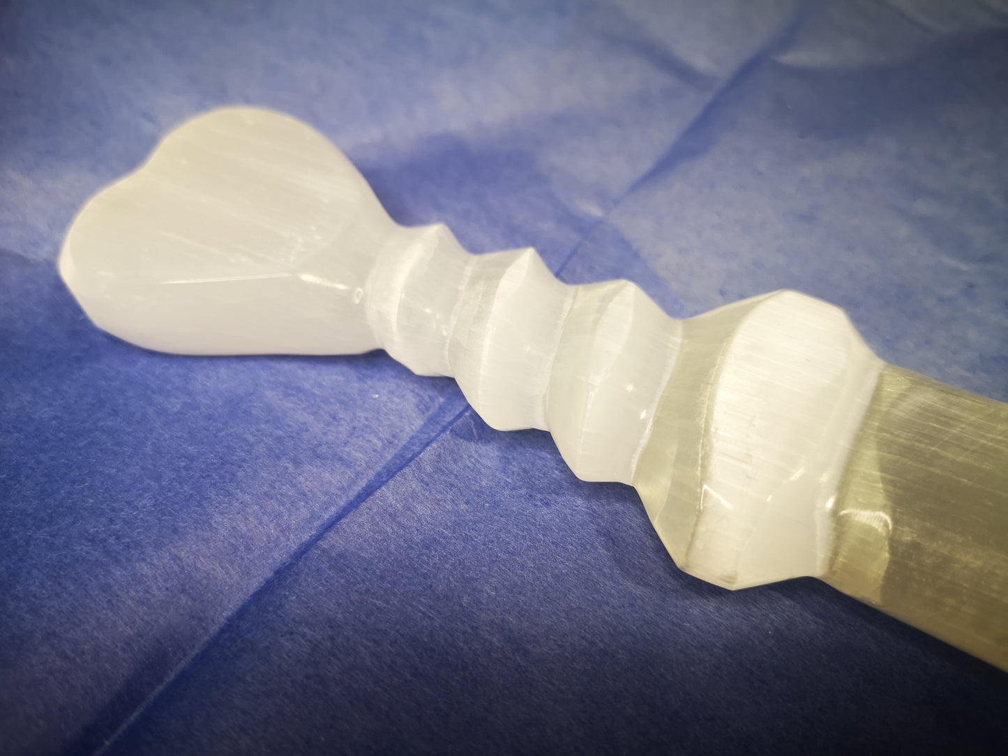 Earthstore® Selenite Crystal Knife Dagger Rituals Display Large 30cm/12 or 27cm/10.5"
