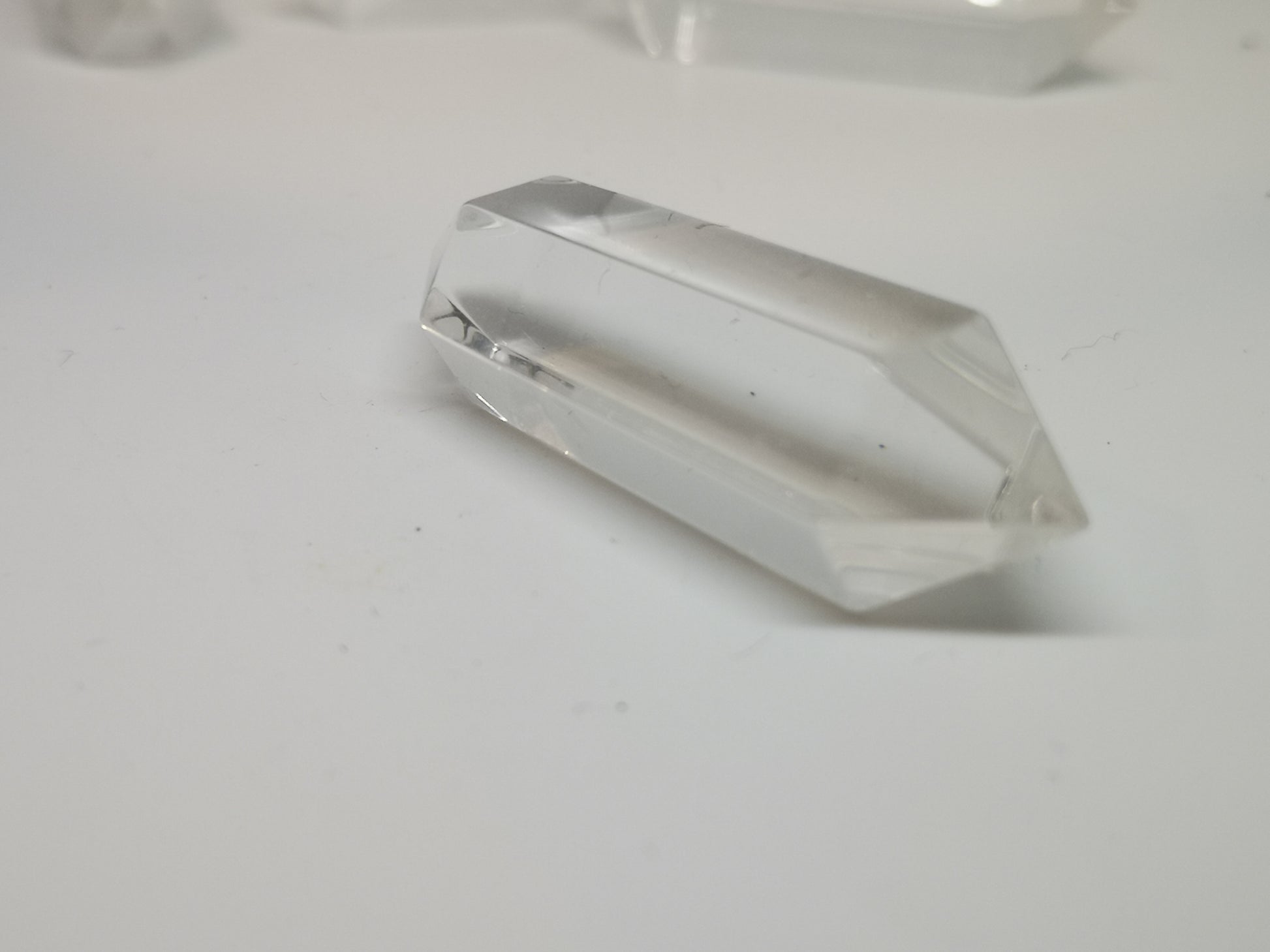 Earthstore® Clear Quartz double terminated point - Reiki, Healing, Grids(45x 15.7mm)