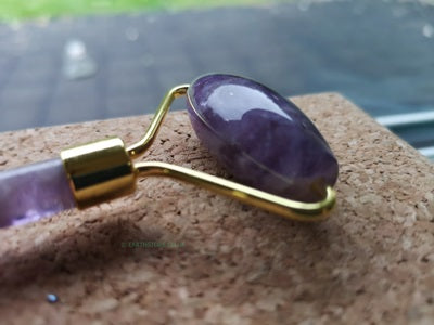 Earthstore® Facial Skin Roller - Amethyst Crystal- High Grade Crystal