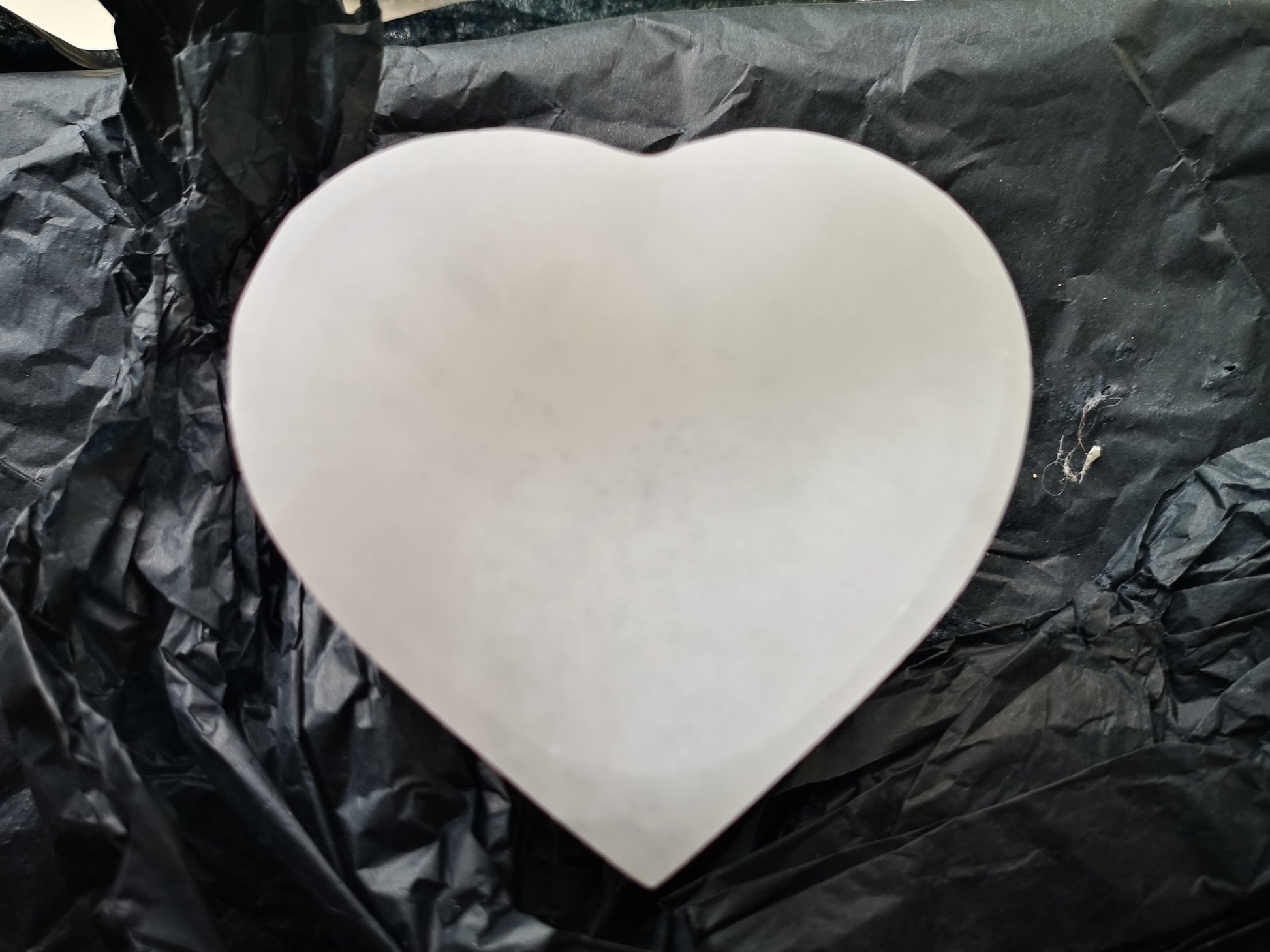 Earthstore® STOCK Heart Shape Charging Dish Bowl with optional 3 gemstones