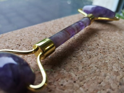 Earthstore® Facial Skin Roller - Amethyst Crystal- High Grade Crystal