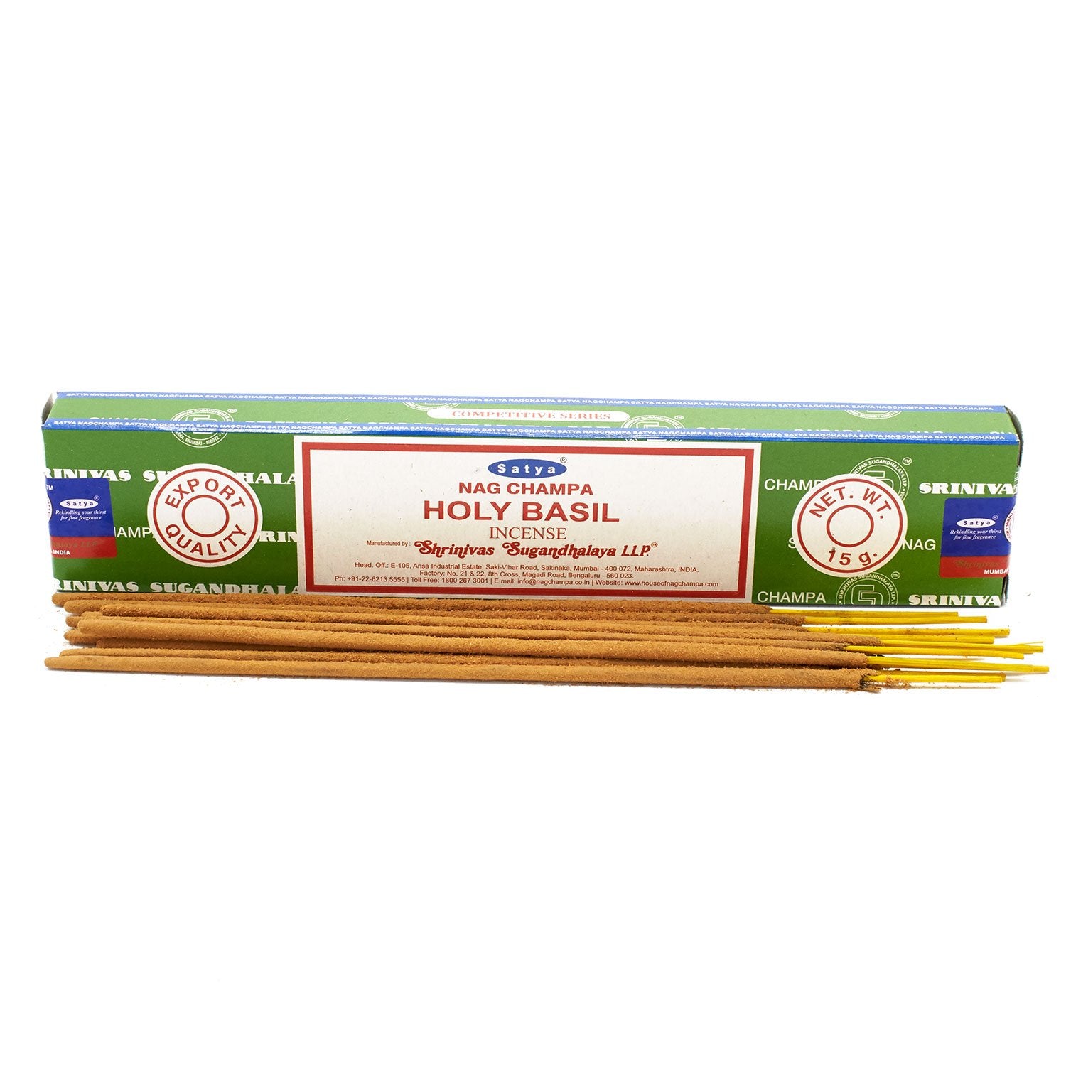 Earthstore® Satya Incense Sticks 15g - Holy Basil