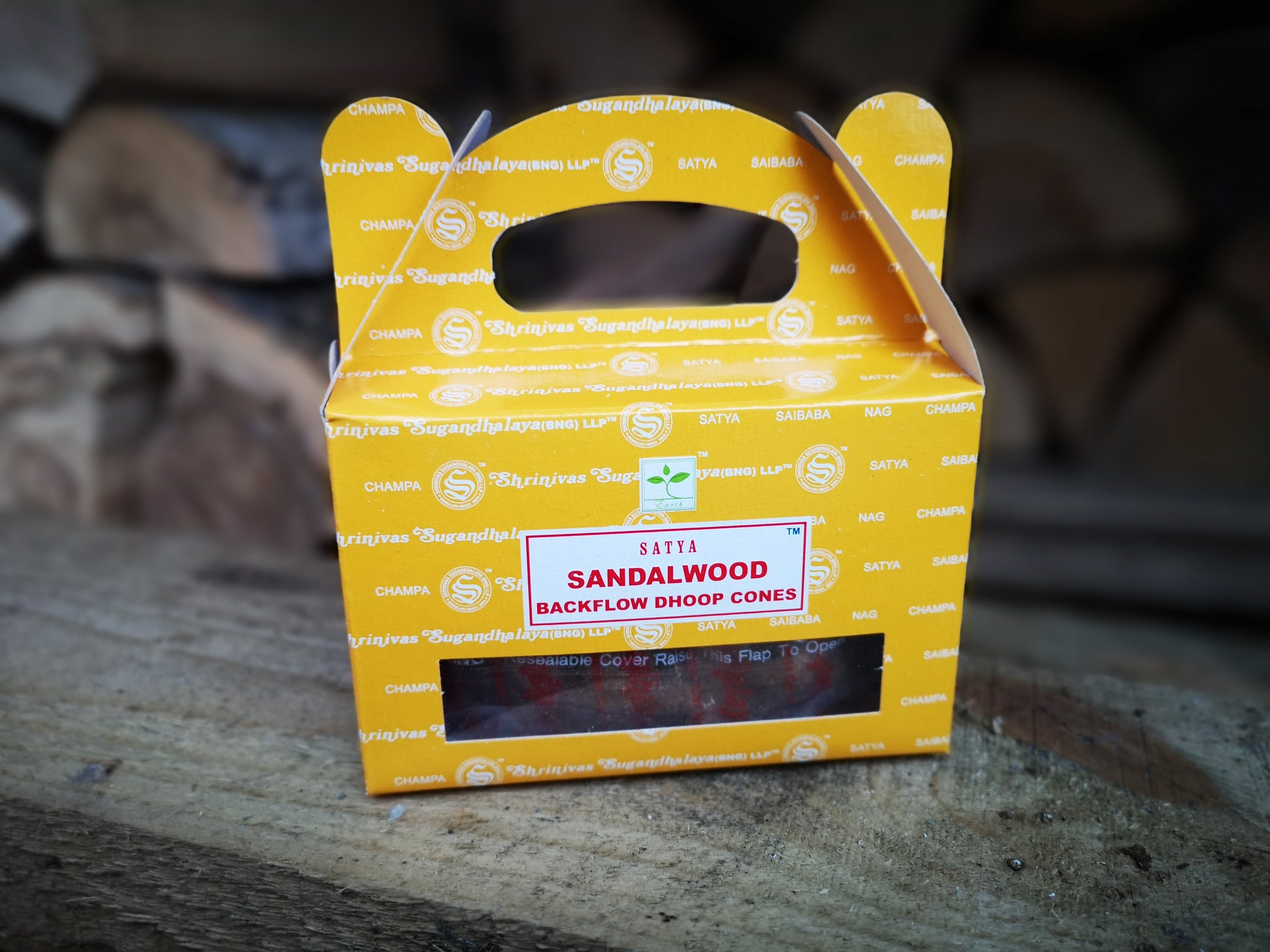 Earthstore® SATYA high-quality BACKFLOW DHOOP CONES; Nag Champa; Super Hit;