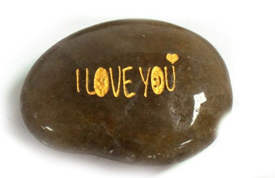 Earthstore® Message Stones - LOVE- Natural River Stones with message