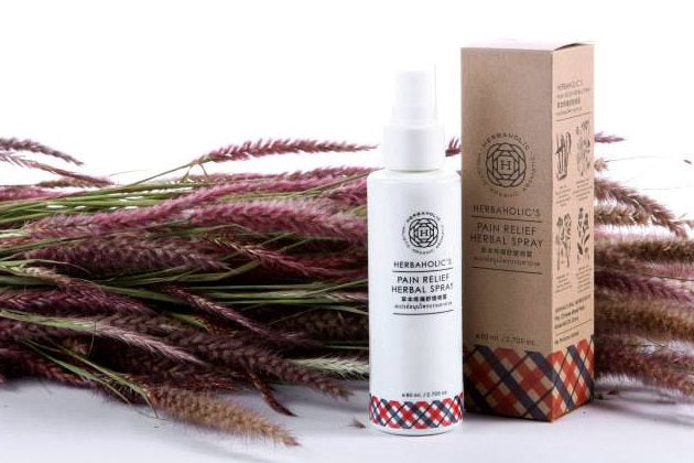 Earthstore® Herbaholic Herbal Spray Premium, 80ml. Pain & Stress relief. Natural. 30 herbs