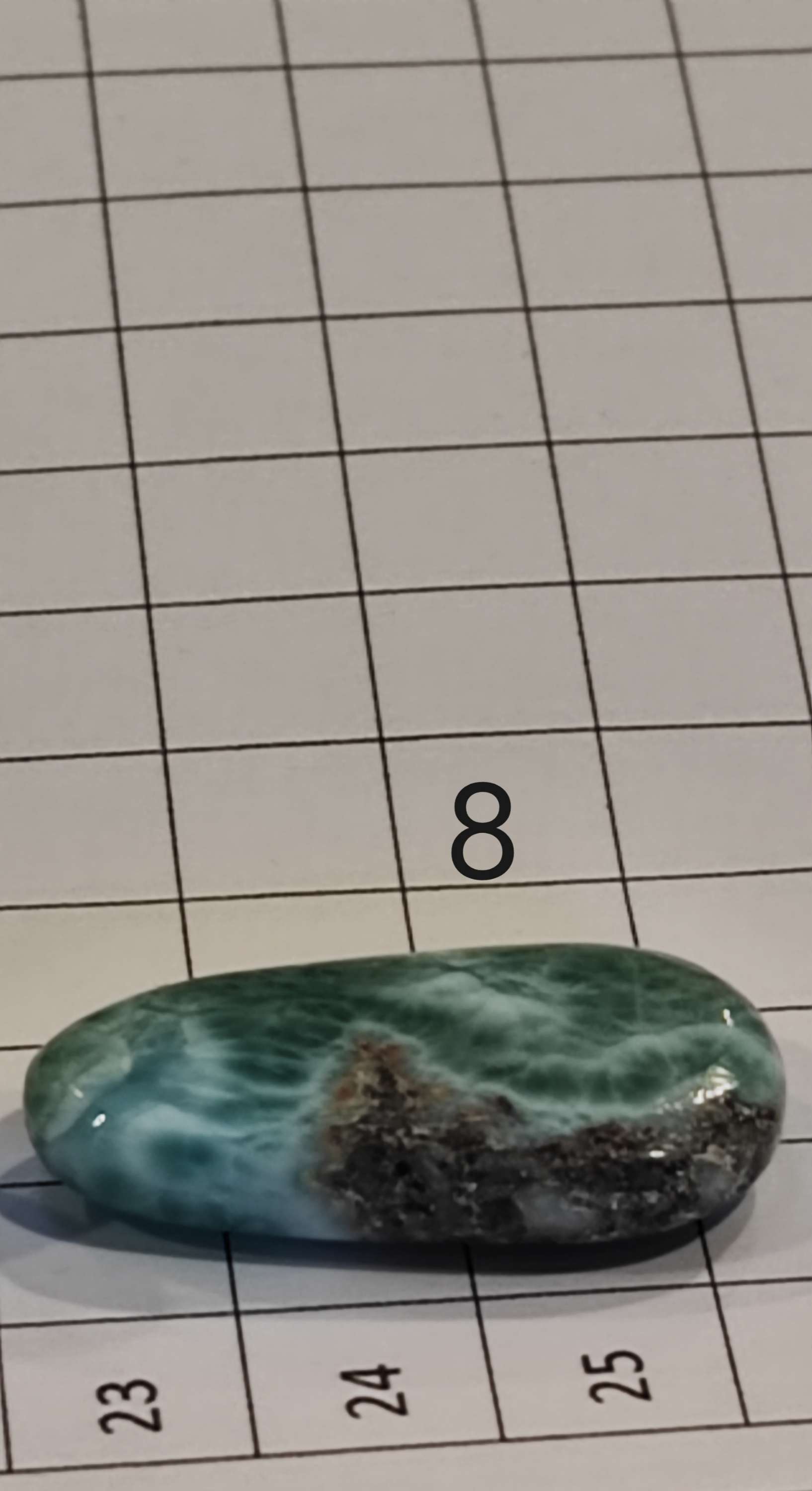 Earthstore® Larimar - POLISHED, Dolphin Stone, blue pectolite - A GRADE