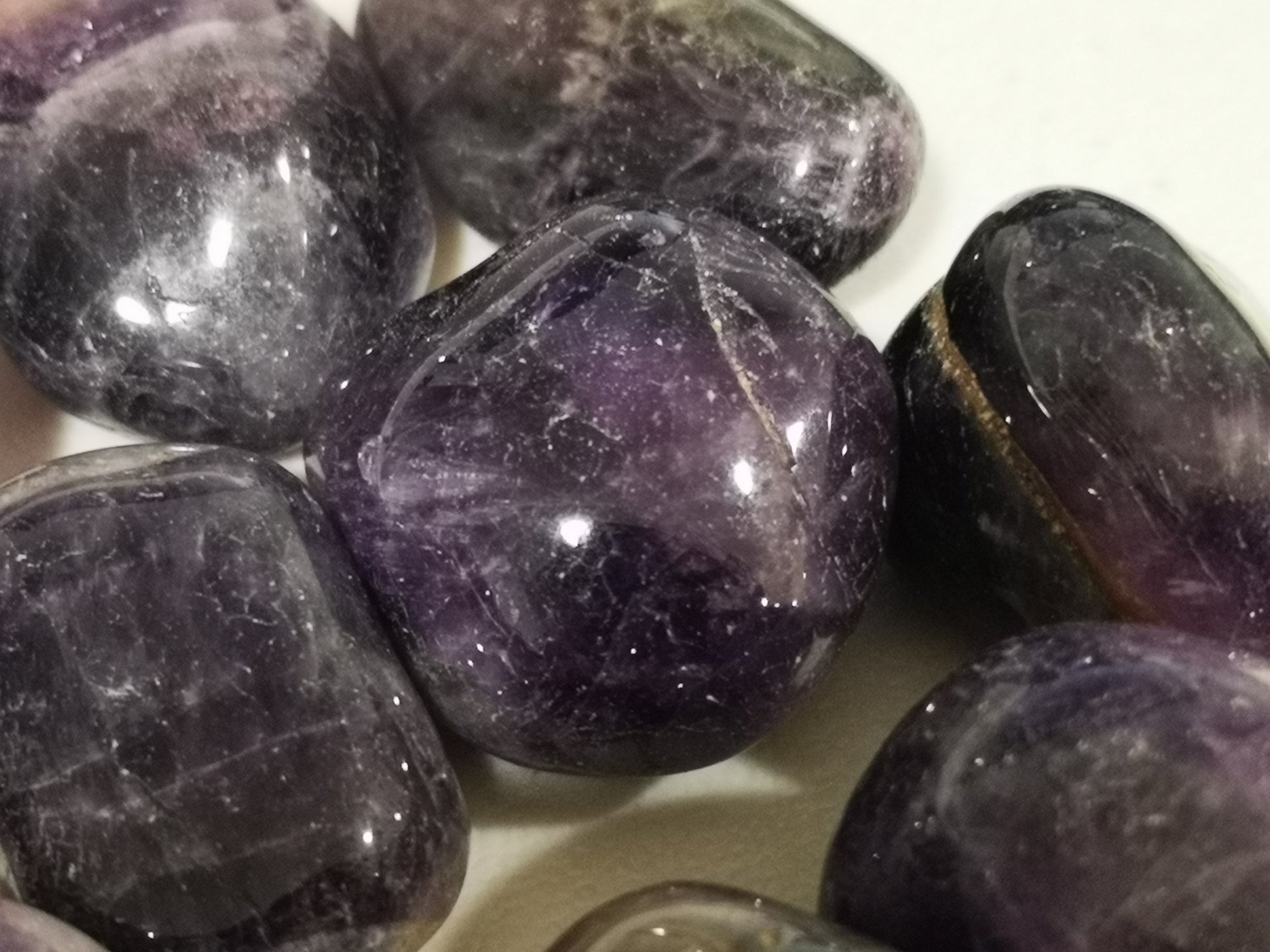 Earthstore® Amethyst - Tumblestone (South Africa) (A Grade) (LARGE 27-37mm)