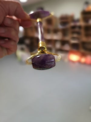 Earthstore® Facial Skin Roller - Amethyst Crystal- High Grade Crystal