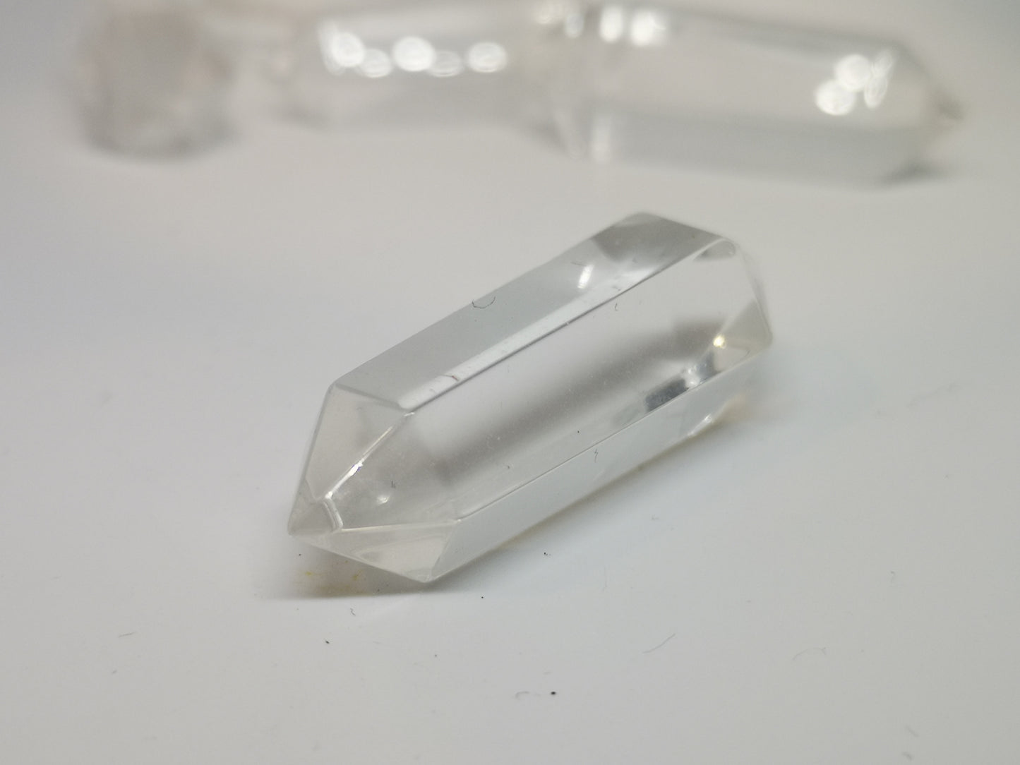 Earthstore® Clear Quartz double terminated point - Reiki, Healing, Grids(45x 15.7mm)