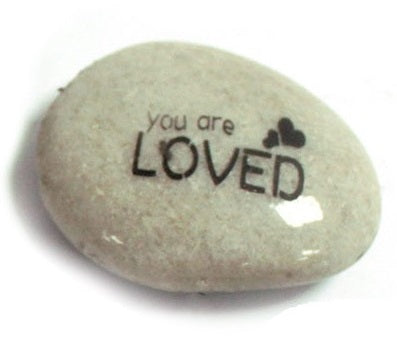 Earthstore® Message Stones - LOVE- Natural River Stones with message