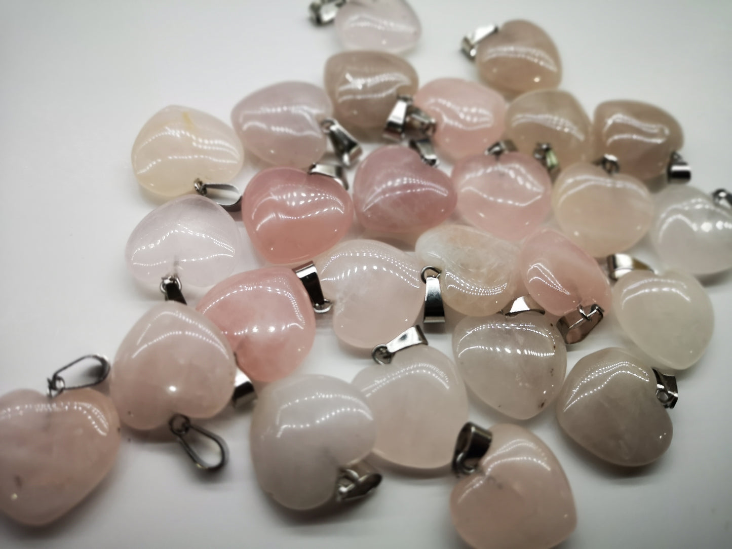 Earthstore® SIZE, Hearts Amethyst, Rose Quartz, Watermelon. reduced from £6.99