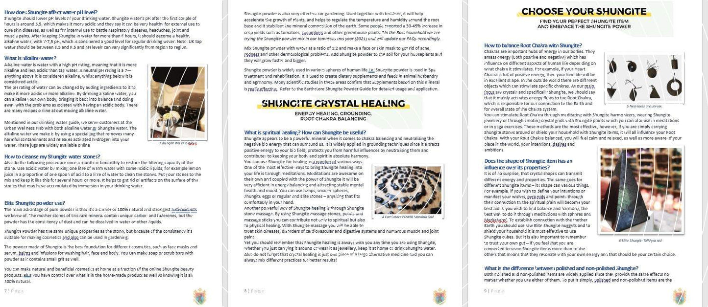 Earthstore® STOCK Shungite Ore - structuring & purifying drinking water C30-C60