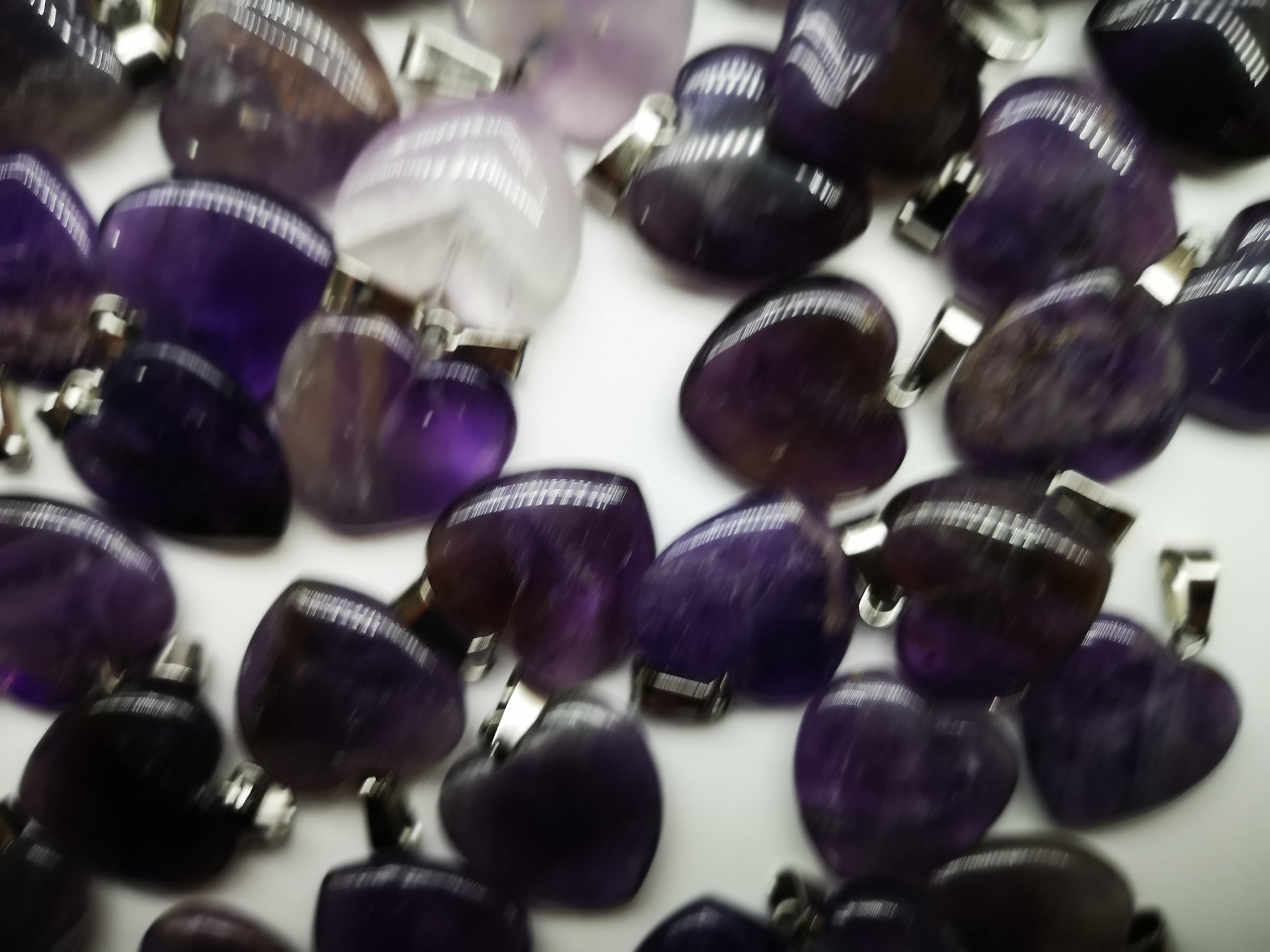 Earthstore® SIZE, Hearts Amethyst, Rose Quartz, Watermelon. reduced from £6.99