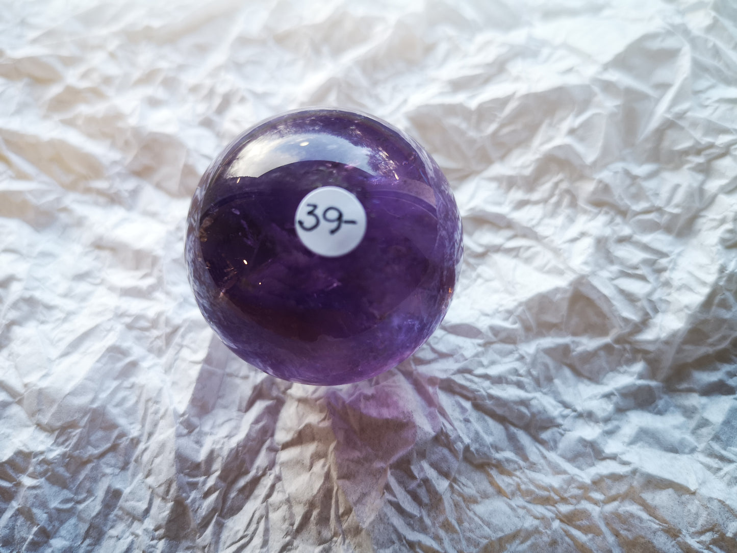 Earthstore® Ametrine sphere (Amethyst & Citrine) Grade A - Bolivia 88g (40mm)
