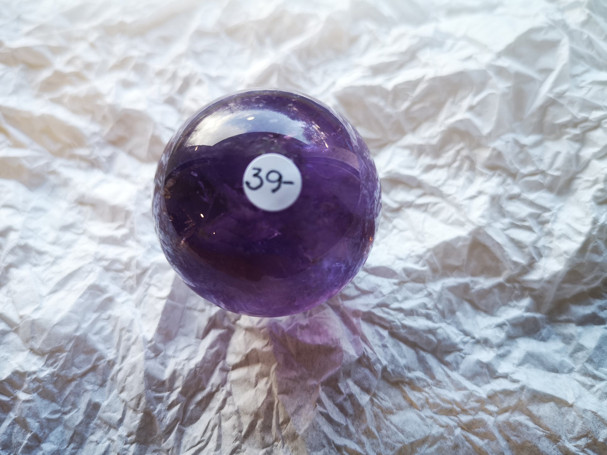 Earthstore® Ametrine sphere (Amethyst & Citrine) Grade A - Bolivia 88g (40mm)