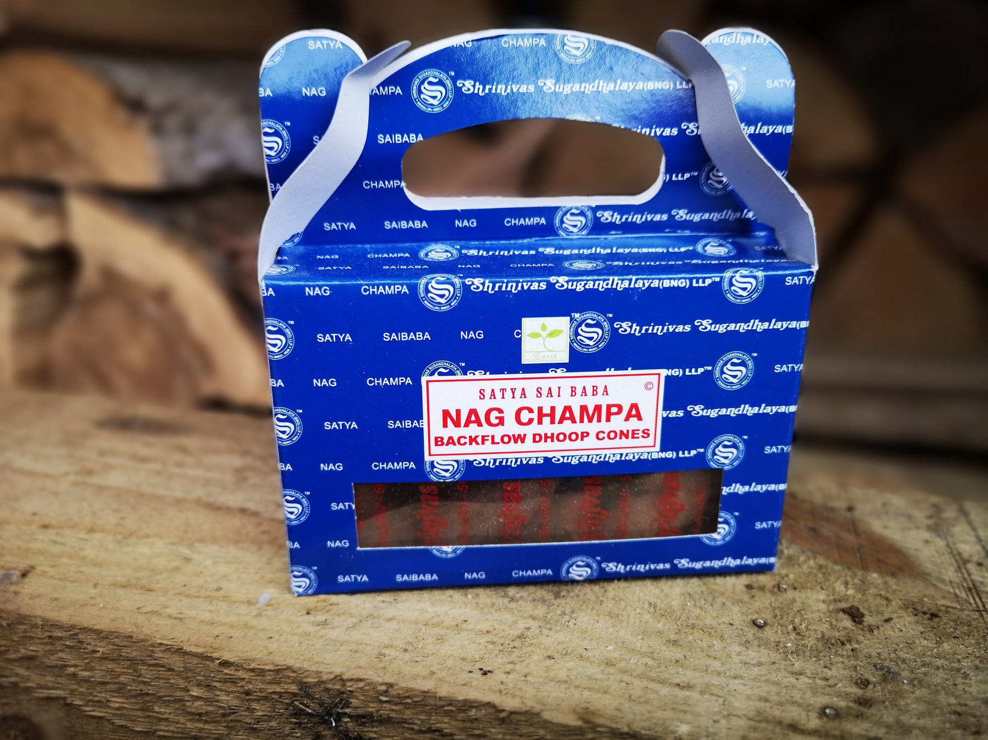 Earthstore® SATYA high-quality BACKFLOW DHOOP CONES; Nag Champa; Super Hit;