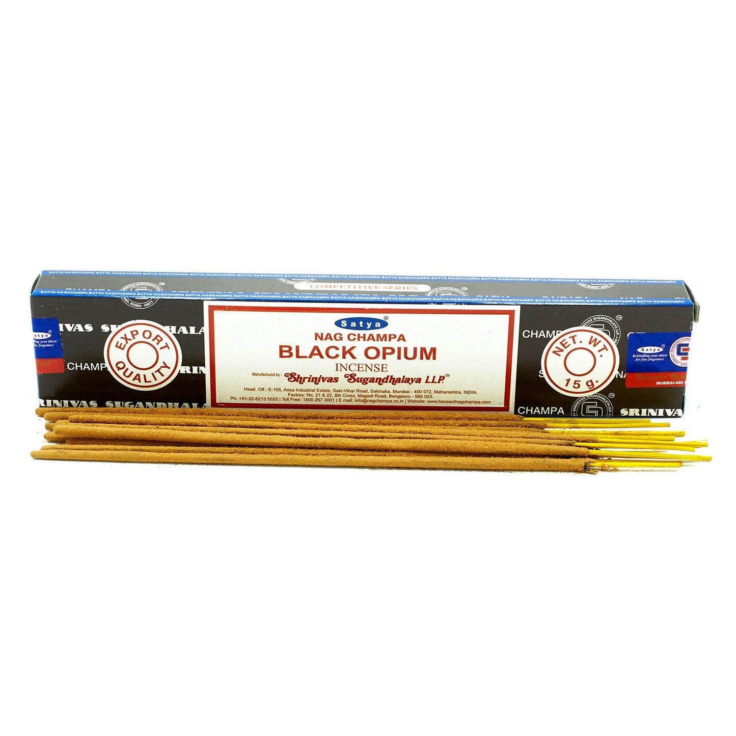 Earthstore® Satya Incense Sticks 15g - Black Opium
