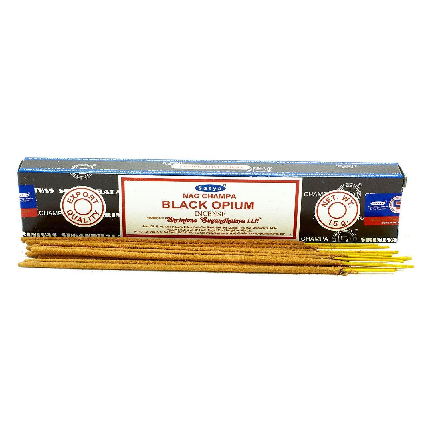 Earthstore® Satya Incense Sticks 15g - Black Opium
