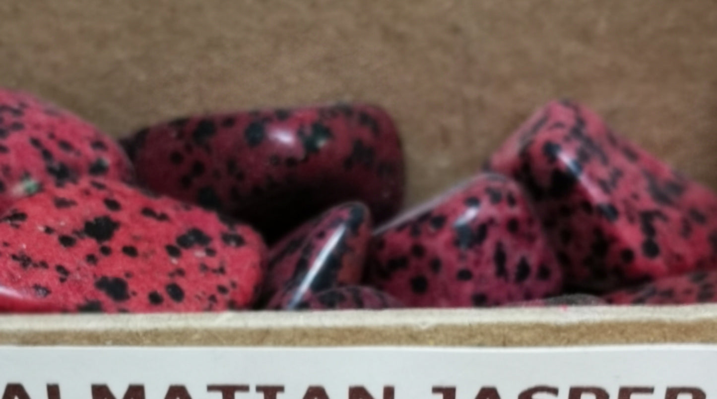 Earthstore® Red Dalmatian Jasper - Tumblestone