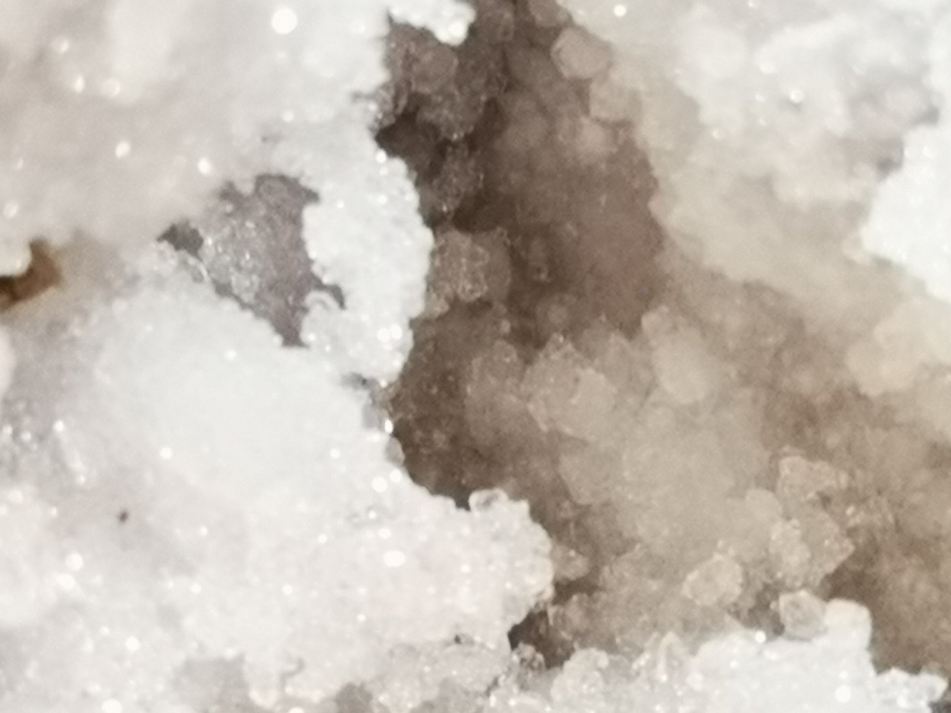 Earthstore® Whole Split GEODES aka Snowballs - Selenite, Calcite, Qaurtz inside. STU