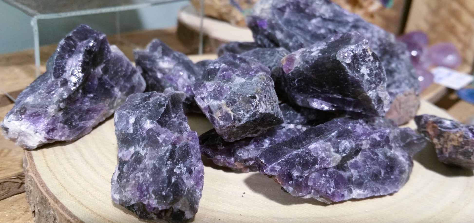 Earthstore® SIZE Amethyst - Tumblestone rough natural stone point (BRAZIL) (Large)