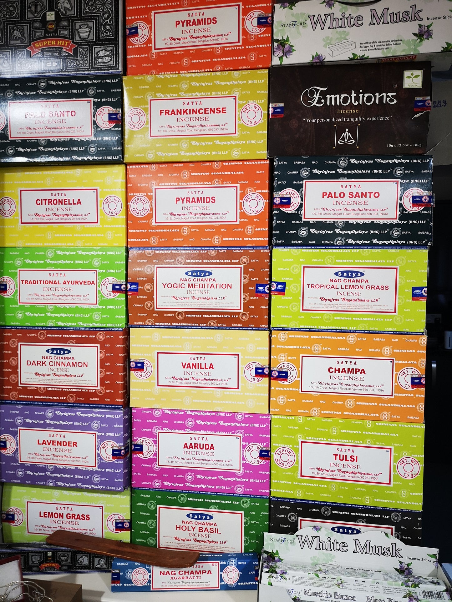Earthstore® 9 x MIXED Packets of Satya Incense Sticks VALUE BUNDLE