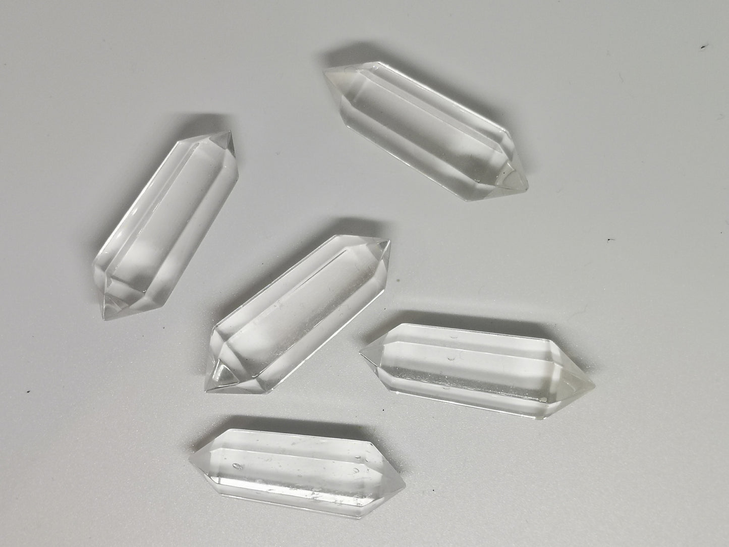 Earthstore® Clear Quartz double terminated point - Reiki, Healing, Grids(45x 15.7mm)