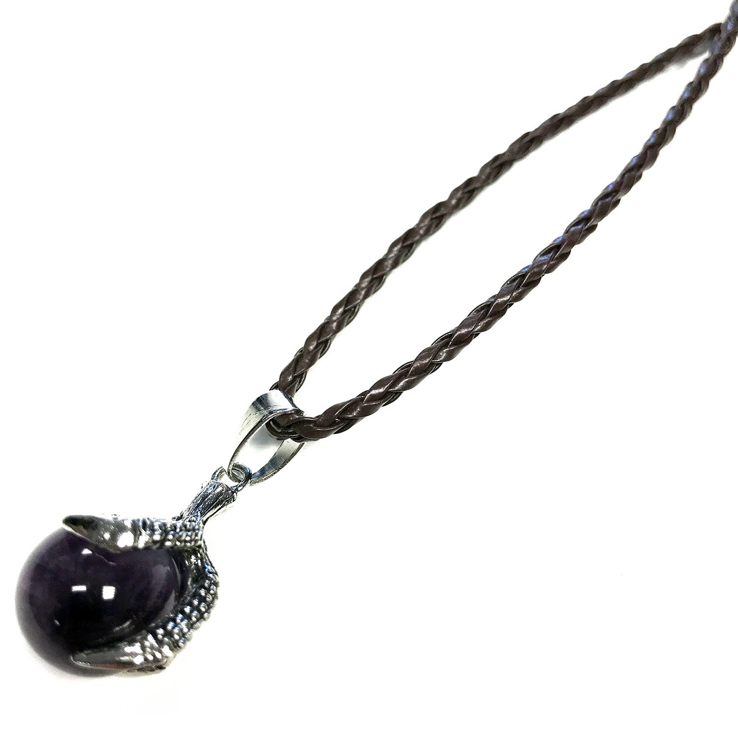 Earthstore® Dragon Claw Pendant - Amethyst