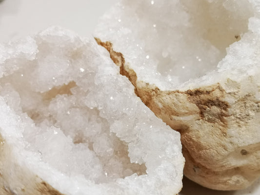 Earthstore® Selenite Calcite Quartz Uncracked Unopened Geodes 8-11 x 5cm
